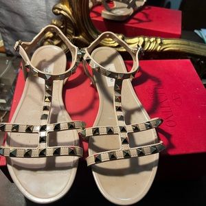 Valentino rockstud jelly sandals
